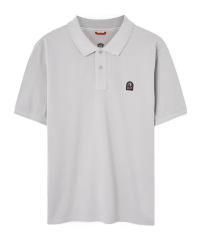 Parajumpers Short Sleeve Polo Shirt In Gray