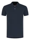 Parajumpers Gangapuma Short Sleeve Polo Blue Navy In Blue