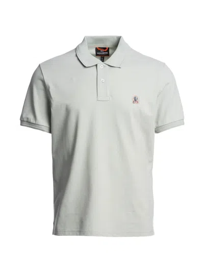Parajumpers Short-sleeve Polo Shirt In Gray