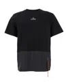 Parajumpers 'clint' Black Crewneck T-shirt With Logo Detail On The Front In Black