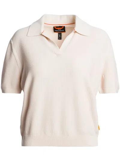 Parajumpers Short-sleeved Polo Shirt In Neutrals