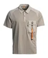 Parajumpers Short-sleeved Polo Shirt In Nude