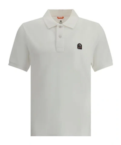 Parajumpers Men Patch Polo In White