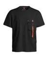 Parajumpers "rescue Polo With Nylon Inserts" In Black
