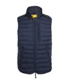 Parajumpers Sleeveless Cotton Vest In Black