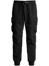 Parajumpers Logo-patch Fleece Sweatpants In Black