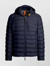 Parajumpers Slim Fit Quilted Hooded Down Jacket In Blue