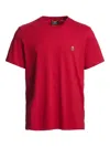 Parajumpers Small-logo Crew-neck T-shirt In Red