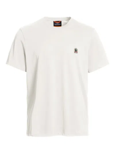 Parajumpers Small-logo Crew-neck T-shirt In White