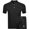 PARAJUMPERS PARAJUMPERS SPACE POLO T SHIRT BLACK