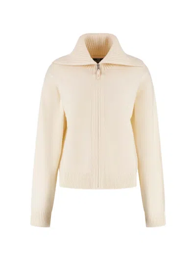 Parajumpers Spinga Zip-up Ribbed-collar Cardigan In Pink