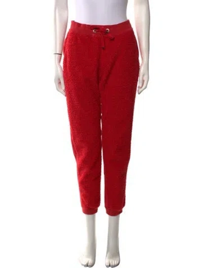 Pre-owned Parajumpers Straight Leg Pants In Red