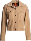 Parajumpers Suede Jacket In Neutrals