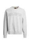 Parajumpers Man Sweatshirt Light Grey Size Xxl Cotton In White