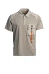 Parajumpers Short-sleeved Polo Shirt In Nowhere