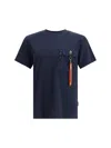 Parajumpers Short Sleeve T-shirt In Blue