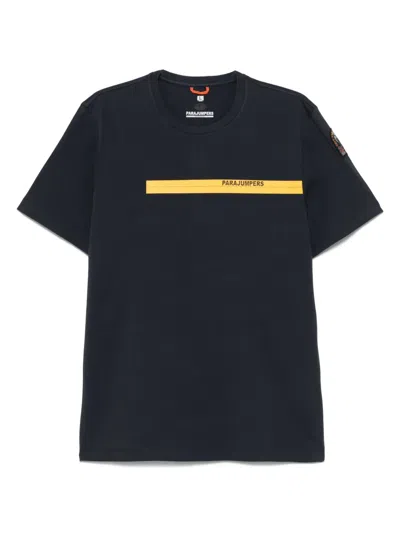 Parajumpers Tape T-shirt In Blue