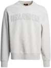 Parajumpers Terry-cloth-logo Sweatshirt In Grey
