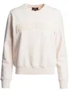 Parajumpers Terry-cloth-logo Sweatshirt In Neutrals