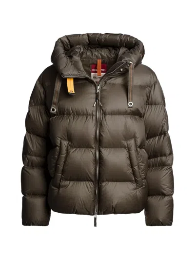 Parajumpers Tilly Hooded Down Jacket In Brown