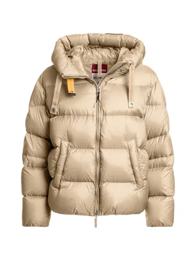 Parajumpers Tilly Hooded Down Jacket In Gold