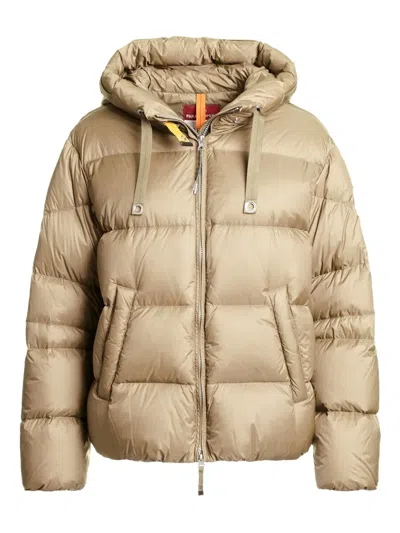 Parajumpers Tilly Hooded Puffer Jacket In Brown