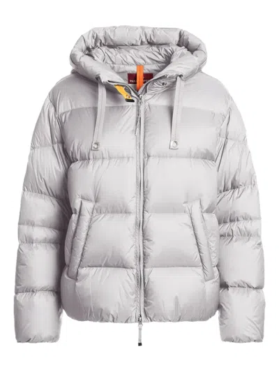 Parajumpers Tilly Hooded Puffer Jacket In Gray