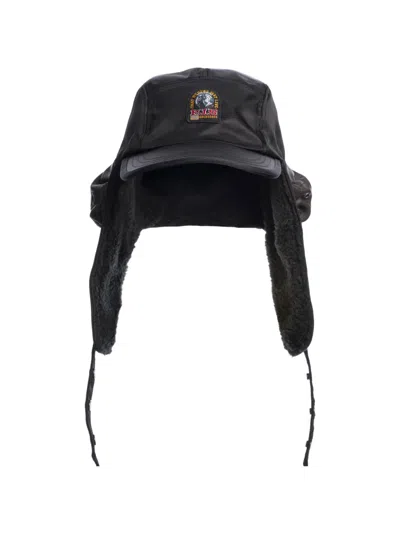 Parajumpers Tougan Leather-trim Hat In Black
