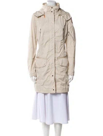 Pre-owned Parajumpers Trench Coat In Neutral