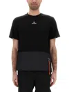 Parajumpers 'clint' Black Crewneck T-shirt With Logo Detail On The Front