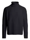 Parajumpers Turtleneck Ribbed Sweater In Blue