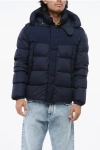 Parajumpers Two-pockets Quilted Duke Down Jacket In Blue