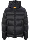 Parajumpers Padded Hooded Jacket In Blue