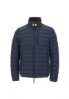 Parajumpers Navy Padded Ugo Down Jacket In Blue Navy