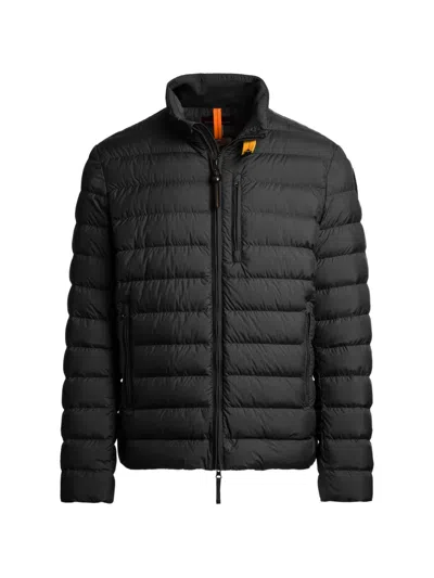 Parajumpers Ugo Quilted Down Jacket In Black
