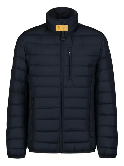 Parajumpers Kids' Ugo Quilted Zip-fastening Jacket In Blue