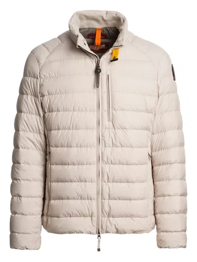 Parajumpers Ugo Quilted Zip-front Jacket In Neutral