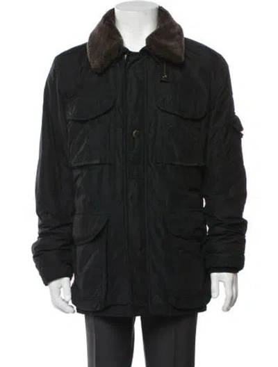 Pre-owned Parajumpers Utility Jacket In Black