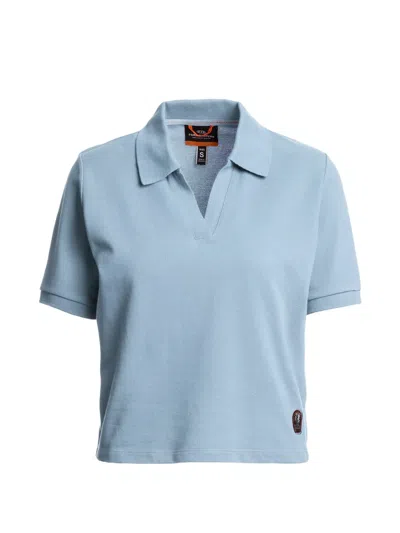 Parajumpers V-neck T-shirt In Blue