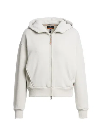 Parajumpers Vreda Zip-up Hoodie In White