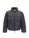 Parajumpers Gray Polyamide Full-length Jacket In Gray