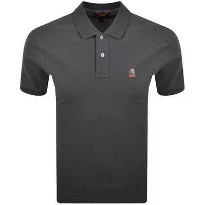 Parajumpers Wellington Polo T Shirt Grey In Gray