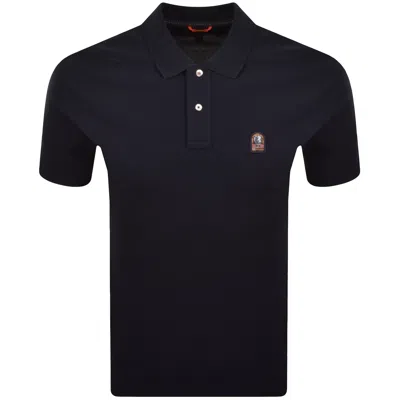 Parajumpers Wellington Polo T Shirt Navy In Blue