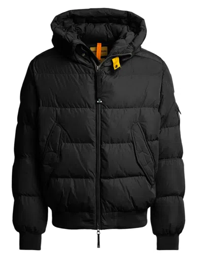 Parajumpers Wilmont Hooded Down Bomber In Black