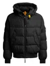 Parajumpers Wilmont Hooded Quilted Jacket In Black