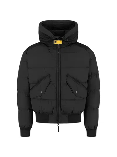 Parajumpers Wilmont Quilted Bomber Jacket In Black