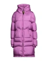 Parajumpers Woman Down Jacket Mauve Size S Polyamide In Purple