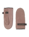 Parajumpers Woman Gloves Light Brown Size M Sheepskin, Shearling In Brown