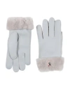 PARAJUMPERS PARAJUMPERS WOMAN GLOVES LIGHT GREY SIZE L SHEEPSKIN