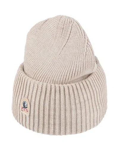 Parajumpers Woman Hat Beige Size Onesize Wool In Sand